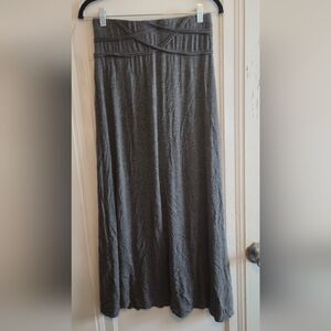 Size M Gray Maxi Skirt From Max Studio